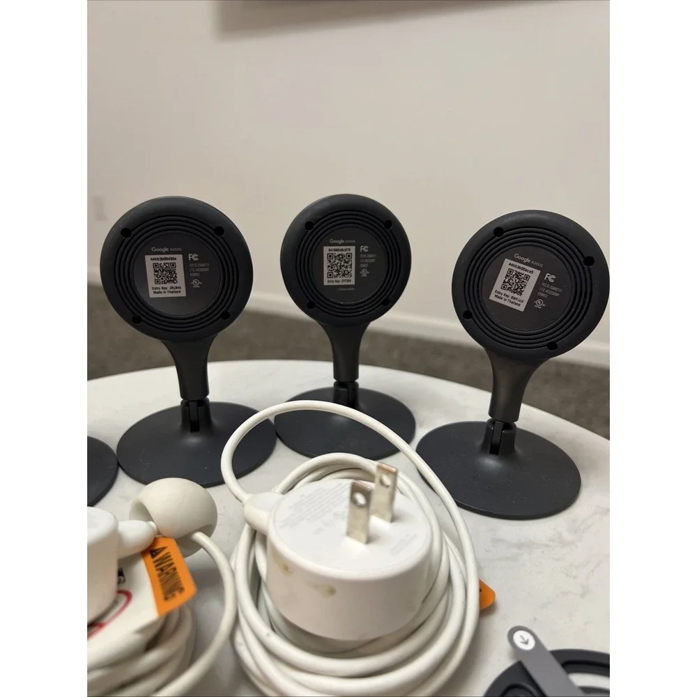 Google Nest Security Camera Indoor Cam A0005 Black Tested Working Lot of 5